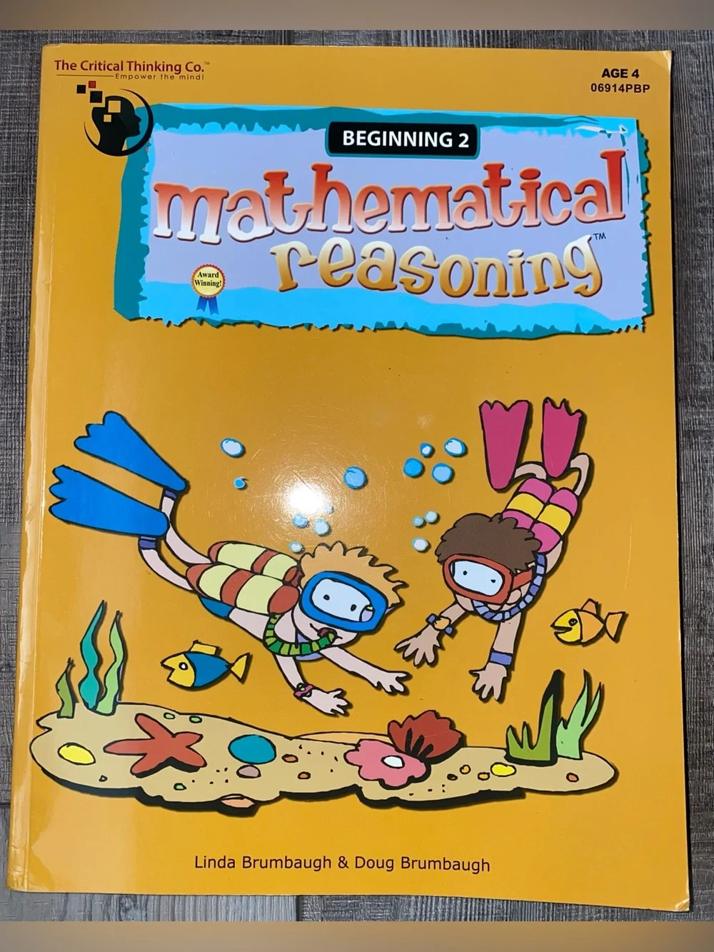 Mathematical Reasoning Beginning 2 Preschool Kindergarten Homeschool Workbook